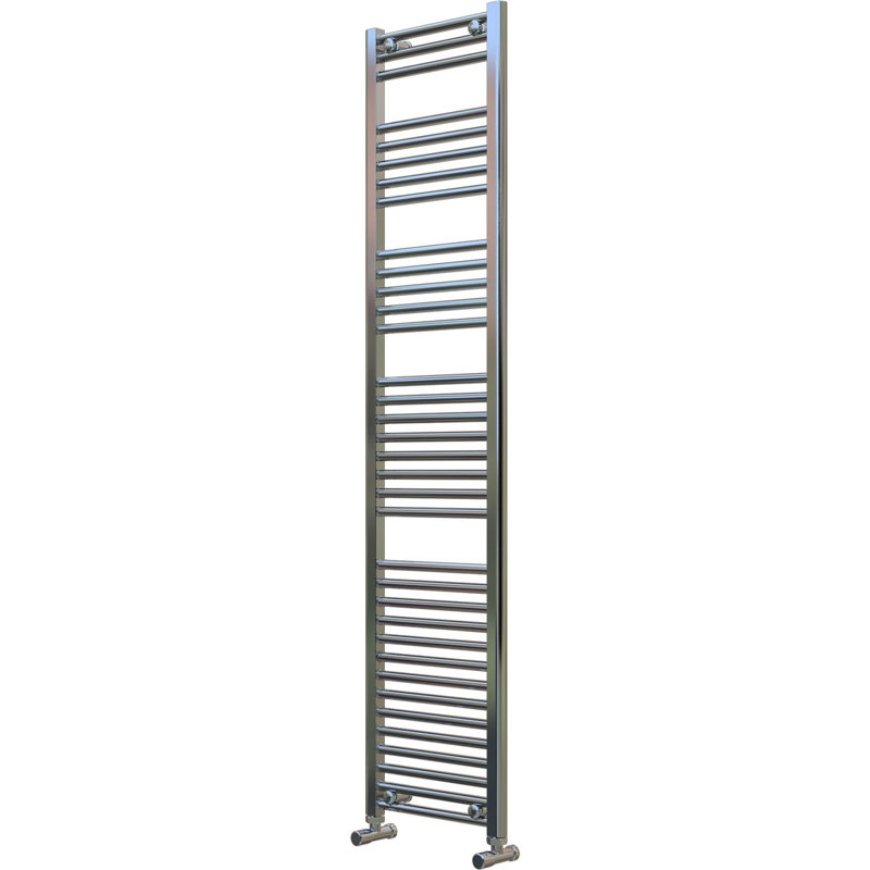 Shawnta Straight Towel Rail Heated Towel Rails, 175cm H x 40cm W x 3cm D, Chorme