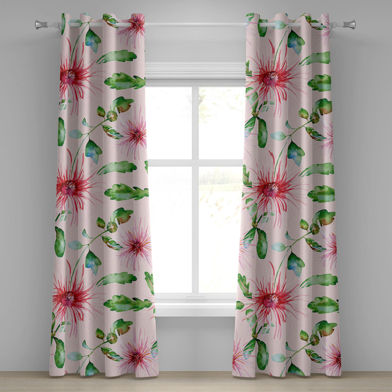 Rideau à oeillets Dakota Fields Jungle Boho, L 50 po x L 108 po