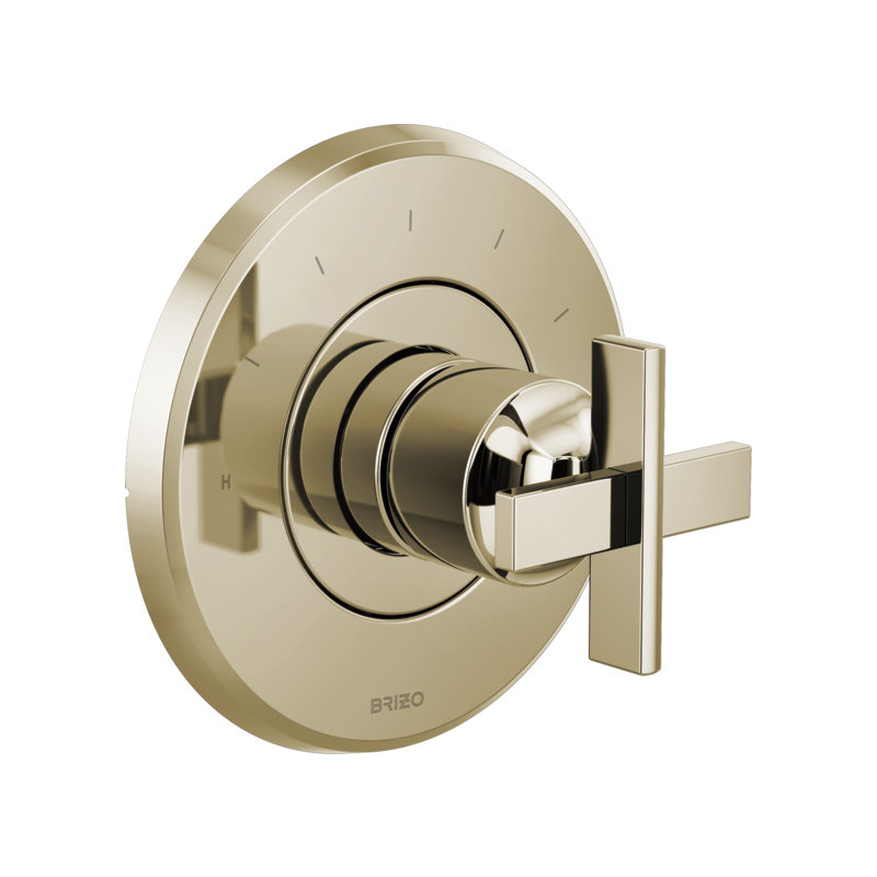 Levoir® Sensori® Thermostatic Valve Trim, Polished Nickel, Cross