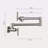 Wall Mount Folding Kitchen Pot Filler Faucet-118388176