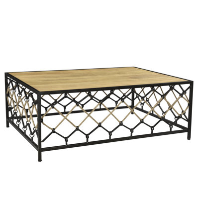 Lupien Solid Wood Top Coffee Table