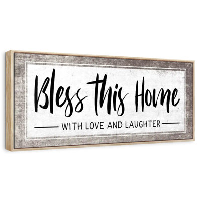 Plaque murale «Bless This Home»