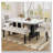Modern Tufted Linen Dining Bench-603983281