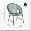 Ensemble de chaises de patio en osier-1105248220