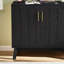 Wood Sideboard Buffet Cabinet with Adjustable Shelves & Outlet Holes