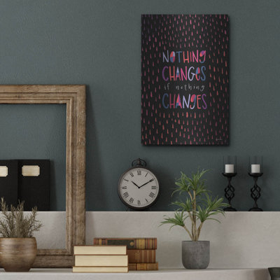 "Rien ne change" par Rachel Nieman