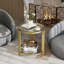 Glass Top End Table