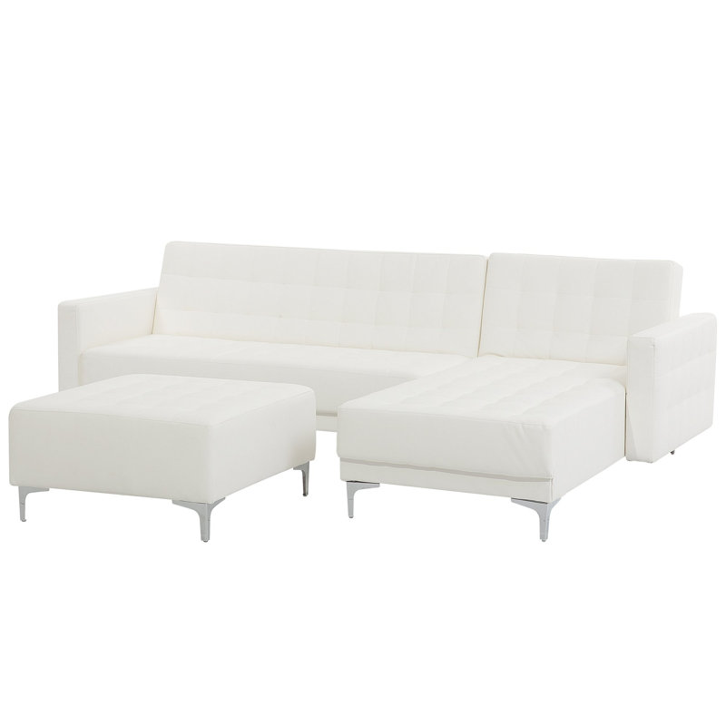 Finnegan 5 Seater Faux Leather Sofa Bed