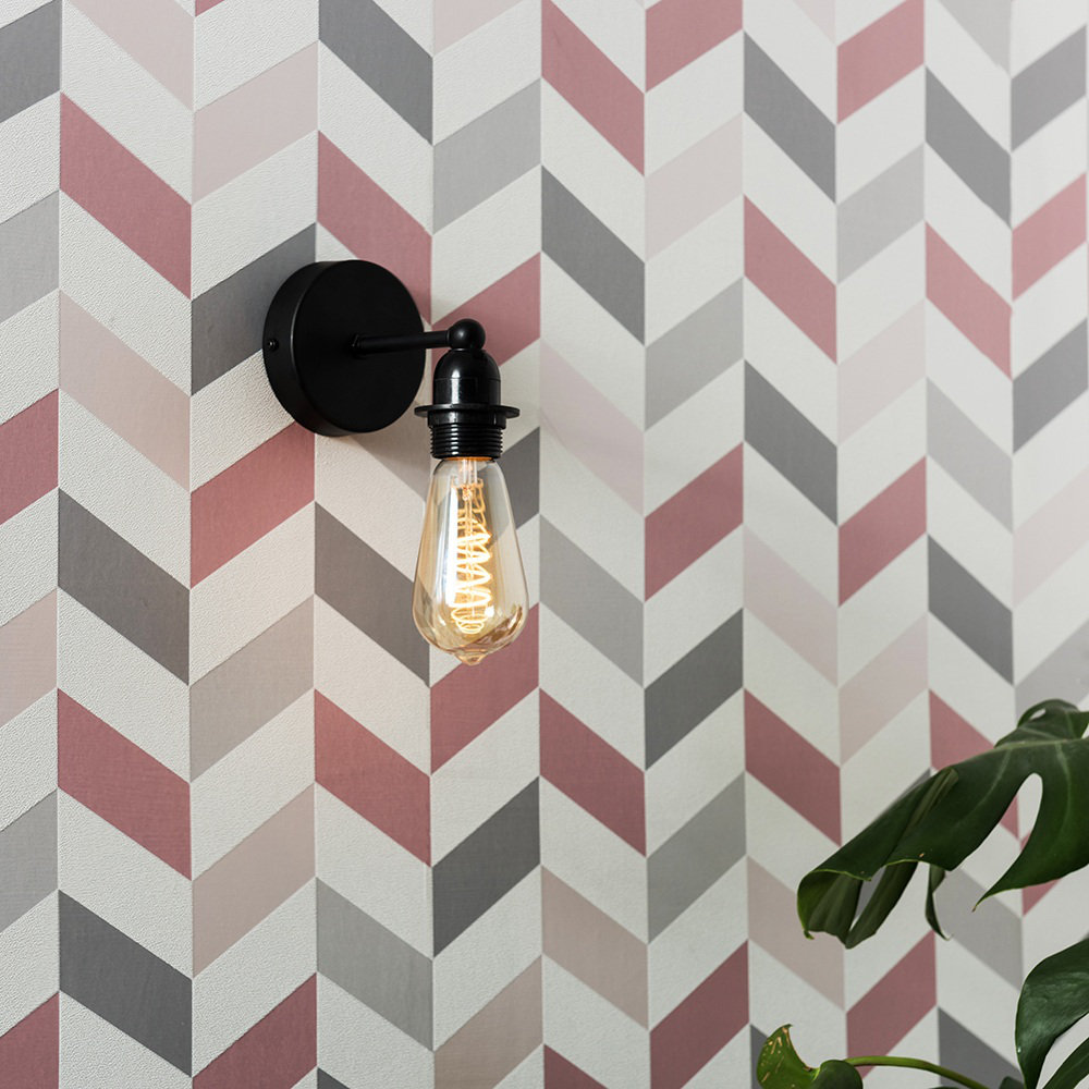Hargrove 1 - Light Black Armed Sconce