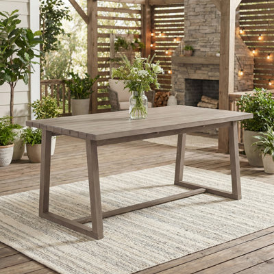Table d'extérieur pour patio, cour arrière, jardin