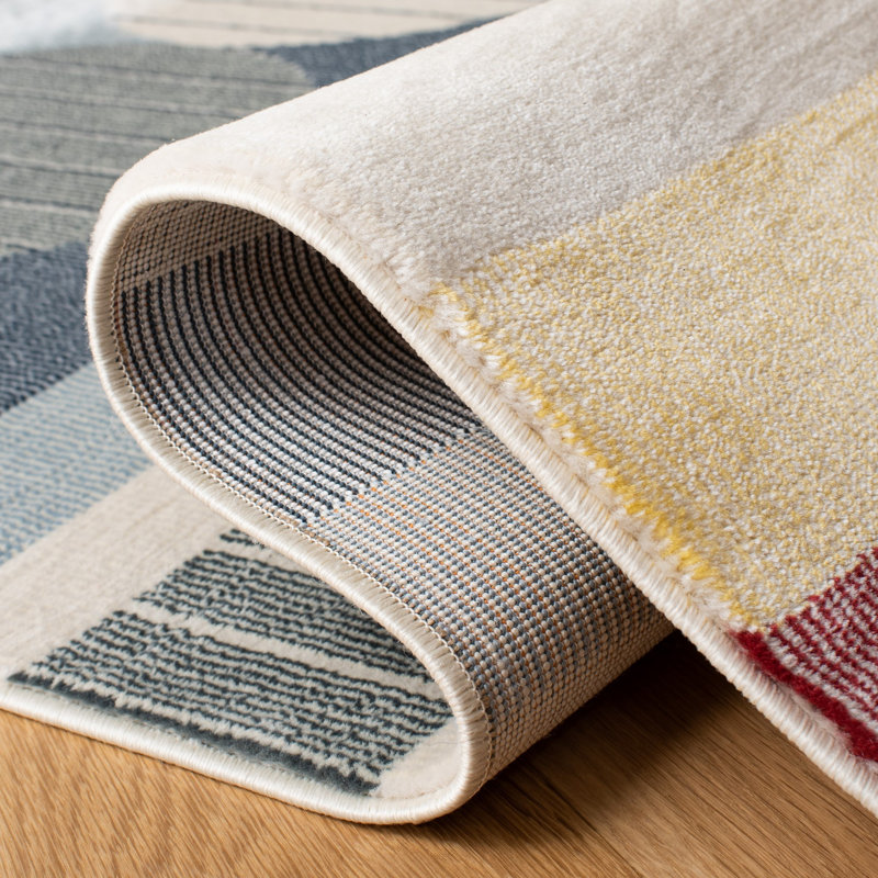 Hornbeck 300 Performance Geometric Rug, Rectangle 5'3" x 7'7"
