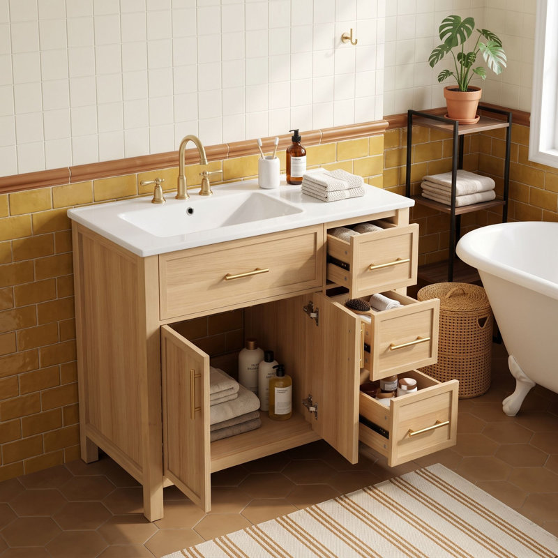 Single Bathroom Vanity with Top