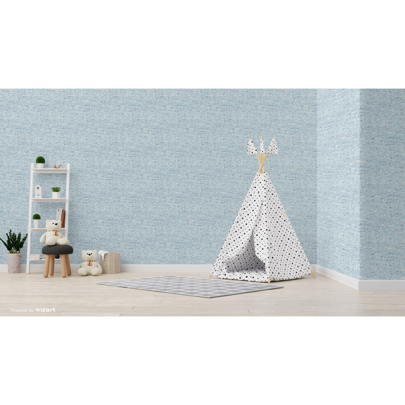 Clarence Pearl 10m x 53cm Wallpaper Roll, Aqua