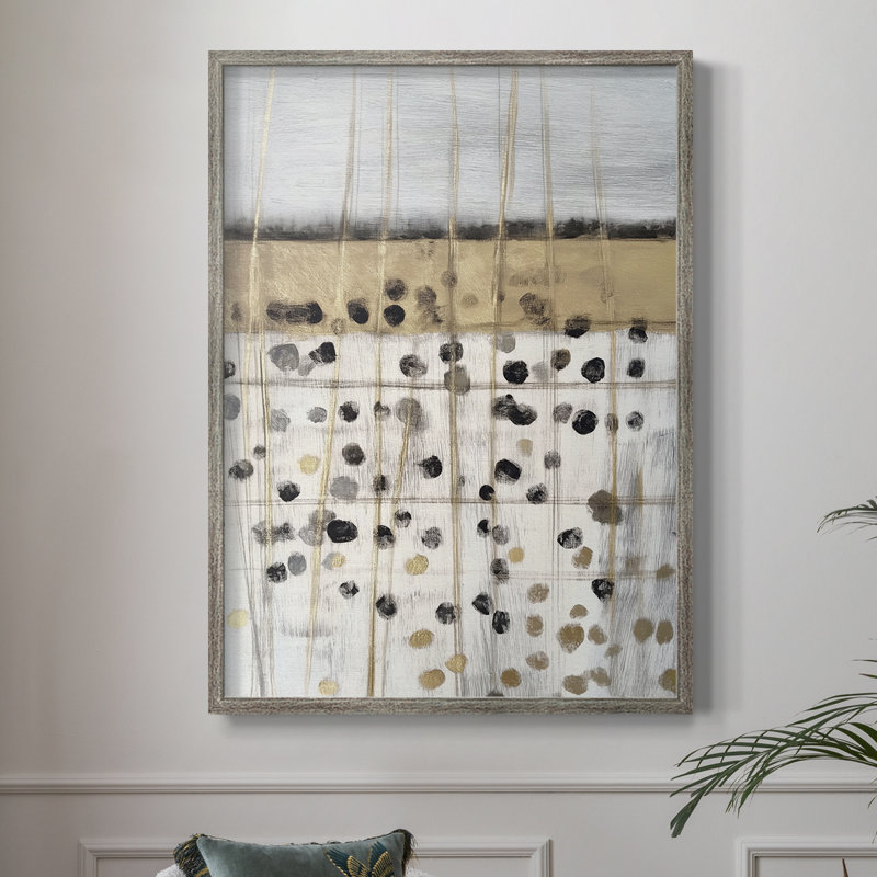 ABSTRACT Series CMXV, reproduction encadrée - bois massif, H 11 po x l 9 po