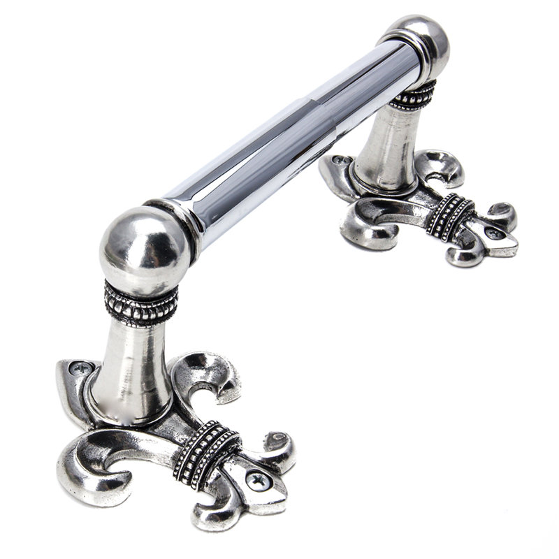 Poteau en tissu Charl Allemagne, Argent argent