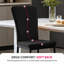 Tufted Upholstered Velvet/Suede Armless Dining Chair-538156158