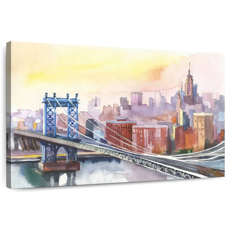 Lilie New York Bridge, H 16 po x l 24 po