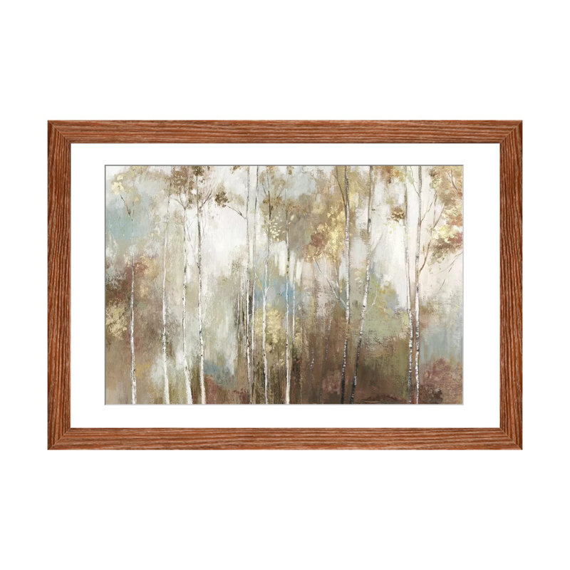 Fine Birch III, impression encadrée sur papier par Allison Pearce, H 16 po x l 24 po x P 1 po