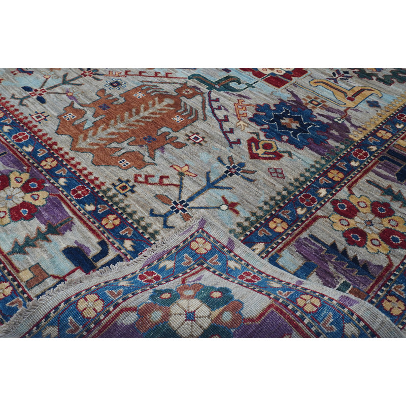 Hand Knotted Wool Oriental Indoor Rug