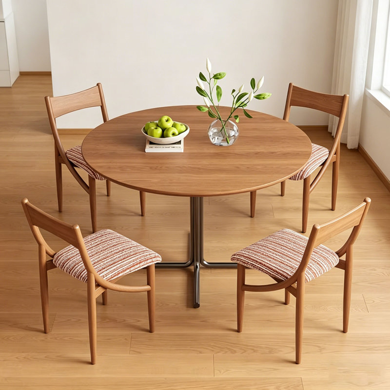 Table de salle à manger Mid-Century, H 29,5 po x L 47,2 po x l 47,2 po