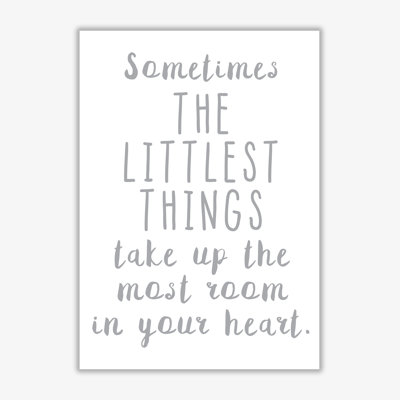 The Littlest Things - Print
