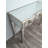 Broussard 112cm Glass Top Console Table