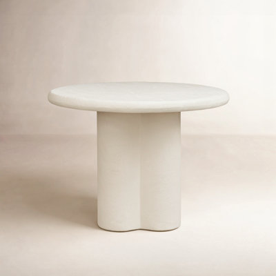Depalma Grano Bistro Table-Plaster Molded Concrete