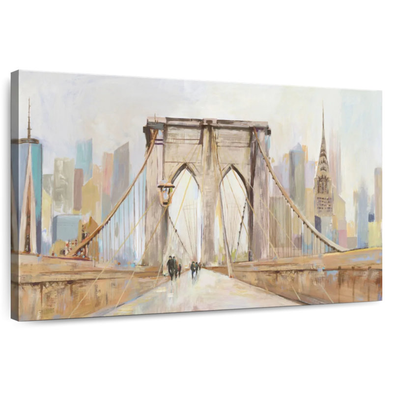 Lilie The Brooklyn Bridge Walkway, 32" H x 48" W