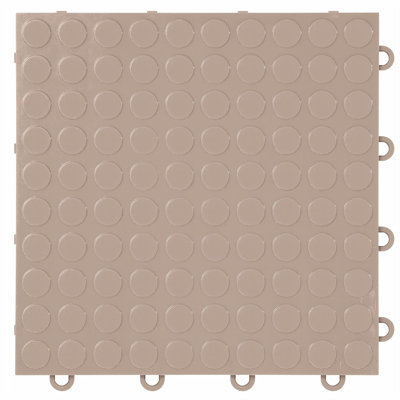 Flooringinc Coin Nitro Garage Flooring Tiles 12In X 12In X 3/8In Interlocking  Modular Floor 