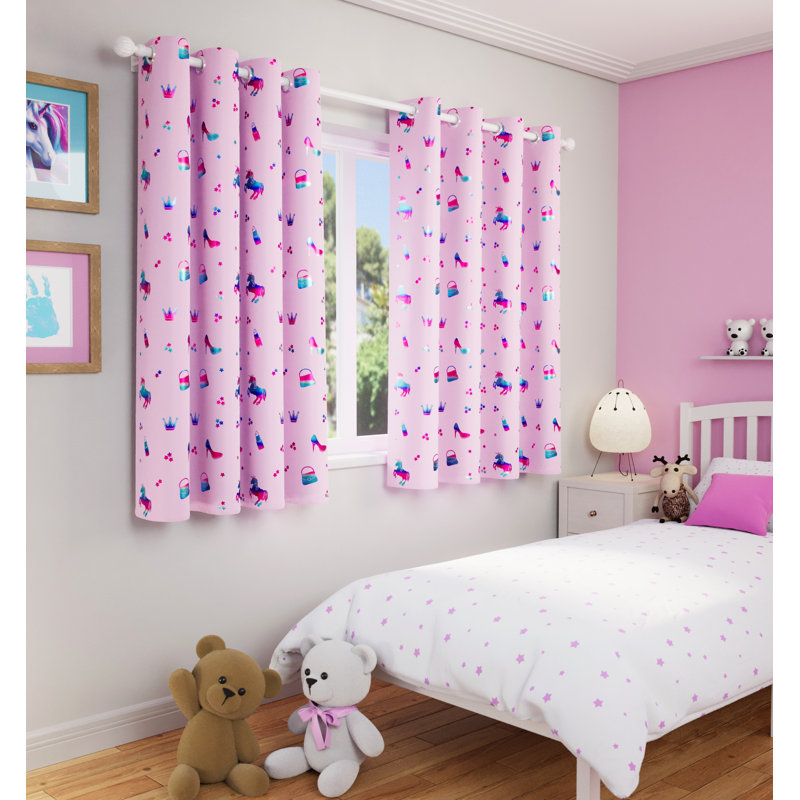Ailey Room Darkening Curtain Pair, 168cm Width x 183cm Drop