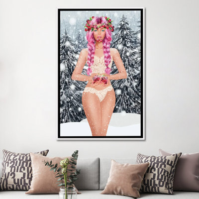 «Cherry III», reproduction d'art sur toile encadrée