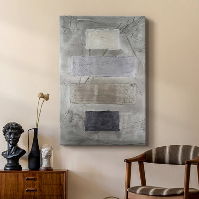Metallic Monoliths II -Custom Wrapped Gallery Cavas
