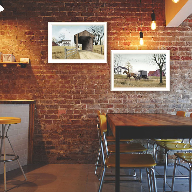 «Trendy Decor 4U», 2 pièces, vignette Miller's Bridge, Blanc