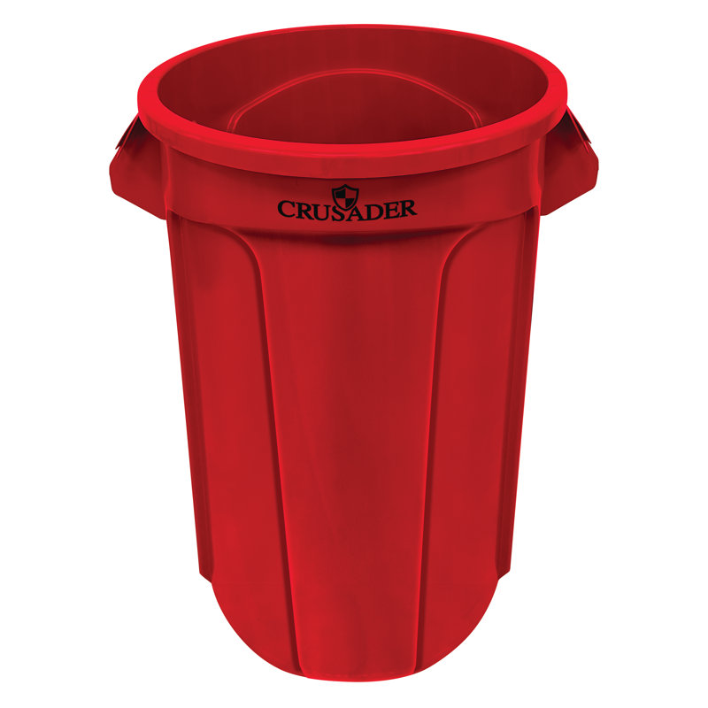 Contenants utilitaires ronds, Rouge, 10 Gal