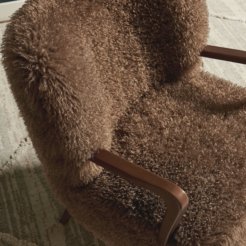 Fauteuil Zerra, Brun