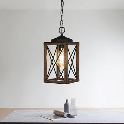 Hilyard Light Lantern Rectangle Pendant