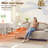 42 Inch Indoor Ceiling Fan With Dimmable LED Light 5 Solid Wood Blades Remote Control Reversible DC Motor-758228094-758228089