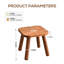 Tabouret à pieds en bois massif, petit repose-pieds carré en bois, support pour plante, tabouret d'appoint en bois-662143827