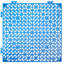 Carreaux à emboîtement 55PCS bleu, carreaux de drainage 12 "x 12" épissage, carreaux de sol à drainage en PVC, trous de drainage antidérapants pour les toilettes, la salle de bain, la cuisine, la piscine, les zones humides, bleu