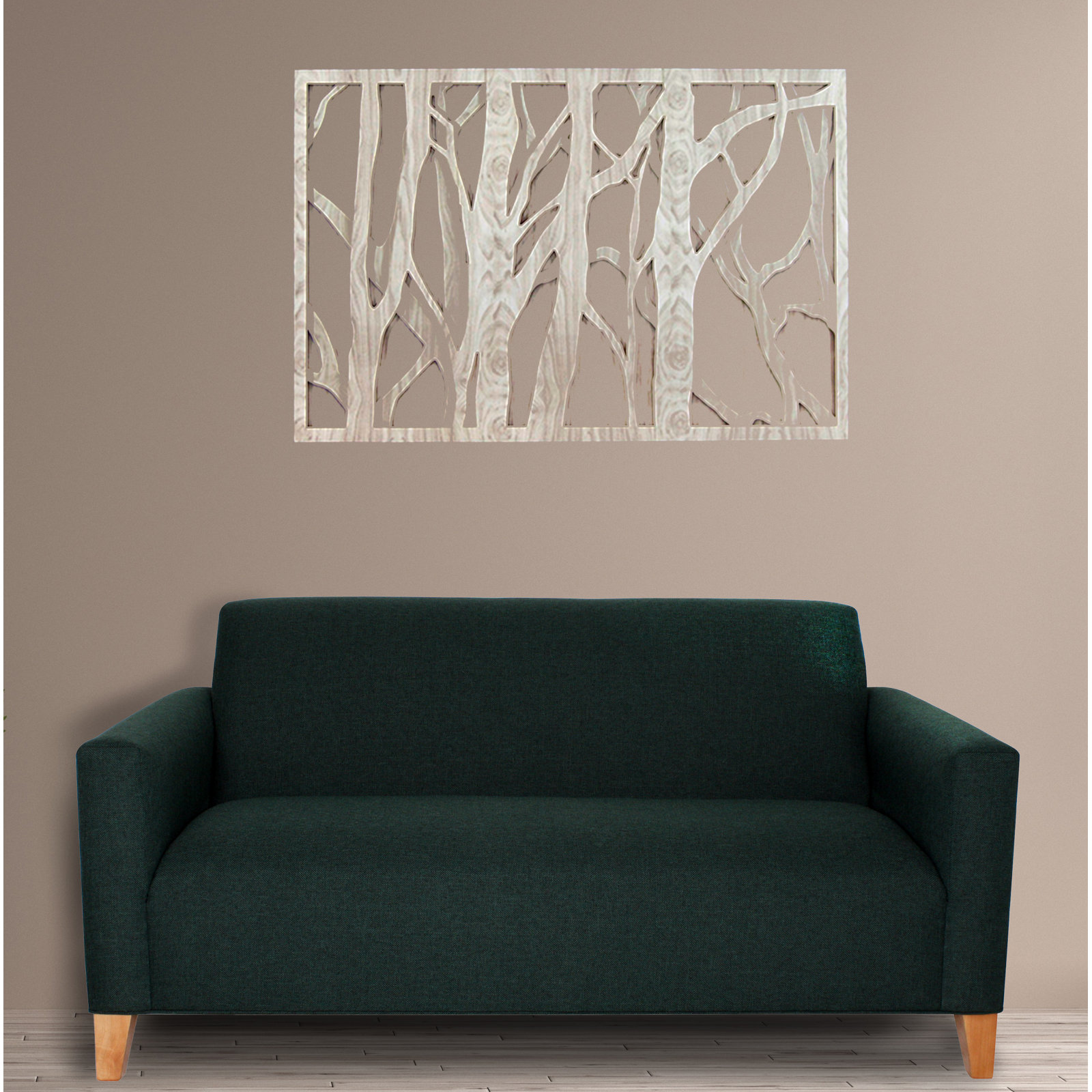 Kailum 69" Sofa, Antic Jade Performance Twill