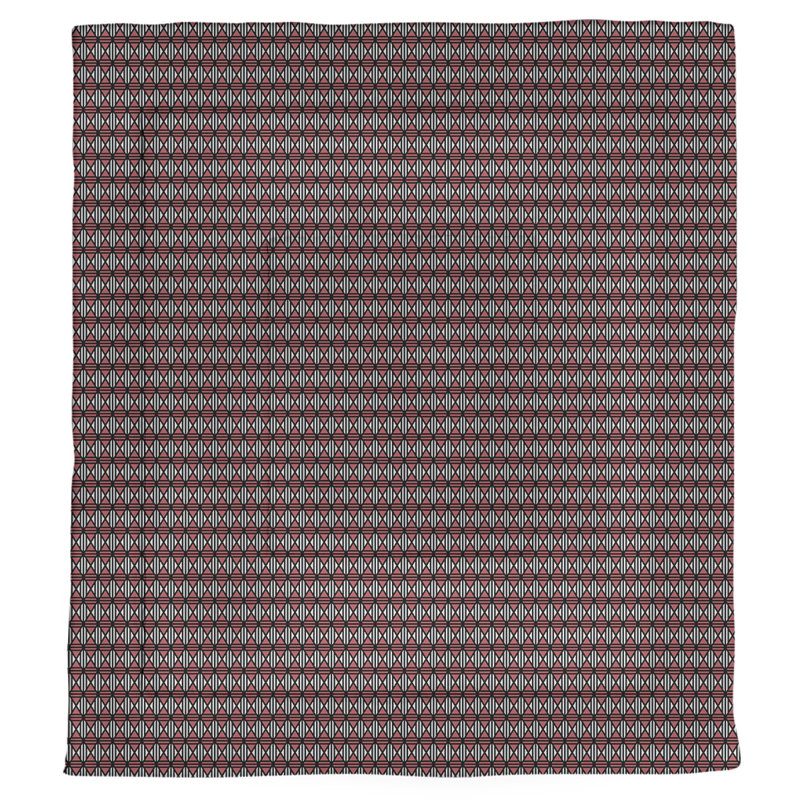 Édredon réversible simple Katelyn Elizabeth, Édredon simple TG, Noir / rouge