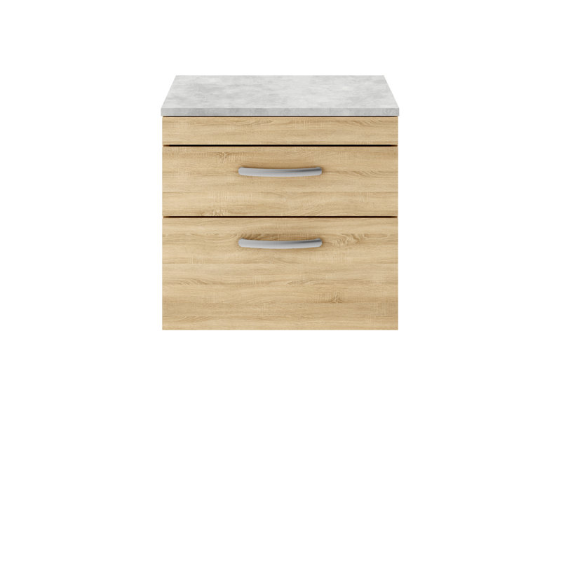 60.5 mm Single Double Bathroom Vanity Base, Gloss Grey