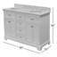 Ensemble de meuble-lavabo double 60 po Ronnie-2063022793-2048586383