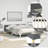 Pranavi vidaXL Fabric Platform Bed Frame, Slats Support, No Mattress-1560611684-1560611681