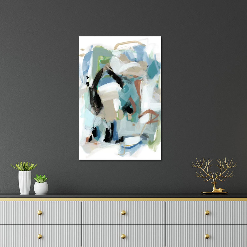 Impression d'automne III sur verre acrylique, H 32 po x l 24 po x P 0,25 po