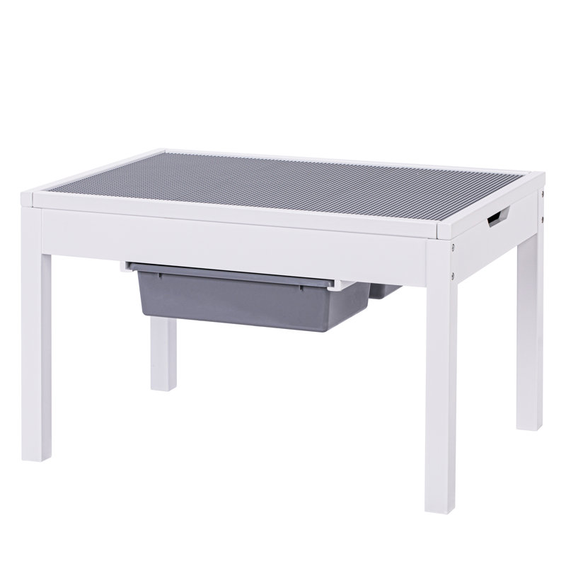 Chama Kids Play Or Activity Table, Gray/White