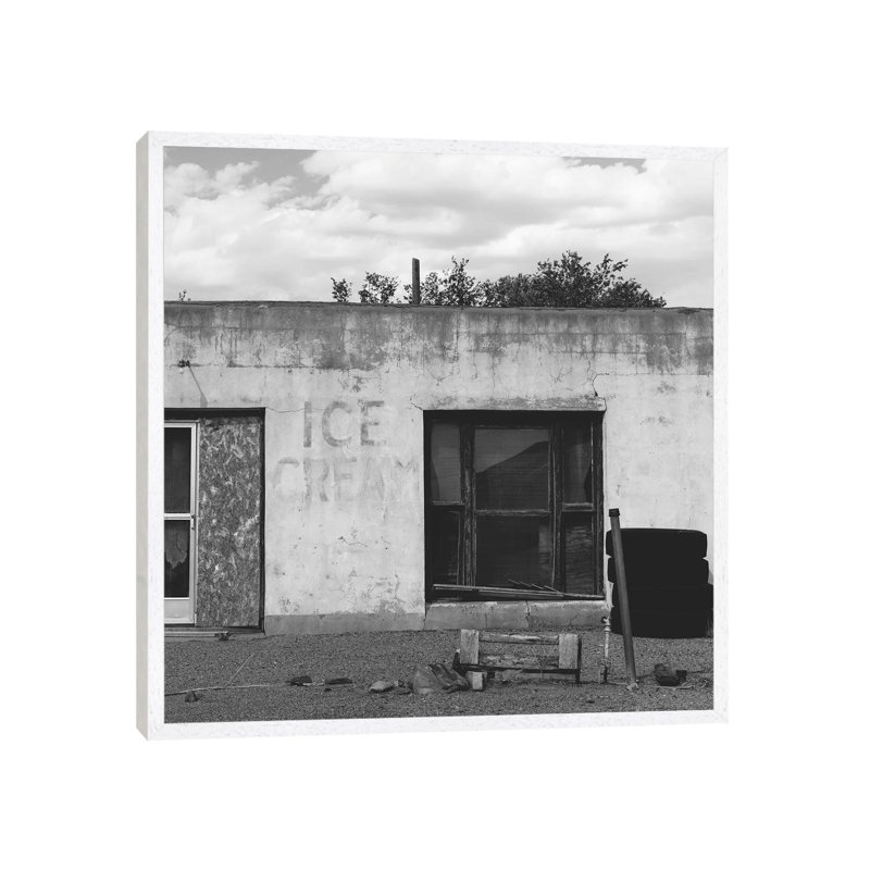 New Mexico Ice Cream II by Bethany Young - Print on Canvas, White Framed, 66.04cm H x 66.04cm W x 3.81cm D