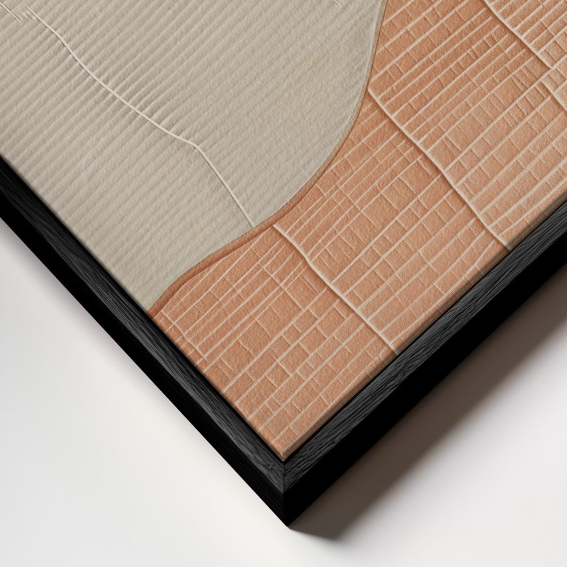 Feeling II - A Curated Grid Of Soft-Edged Forms In Sculptural Balance Print by Alma, Black