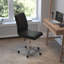  Chaise de bureau sans accoudoirs à dossier moyen avec base en métal 5 étoiles-1043380612