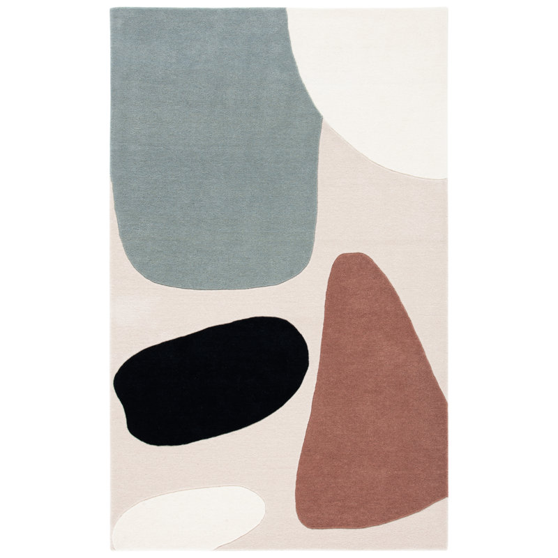 Heideman Hand Tufted New Zealand Wool Rug, Rectangle 4' x 6'